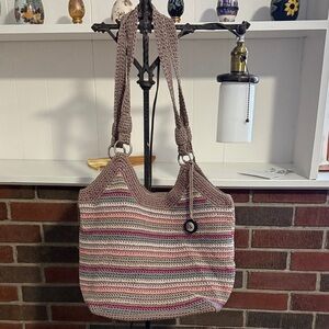 The Sak Multicolor Crochet Shoulder Bag